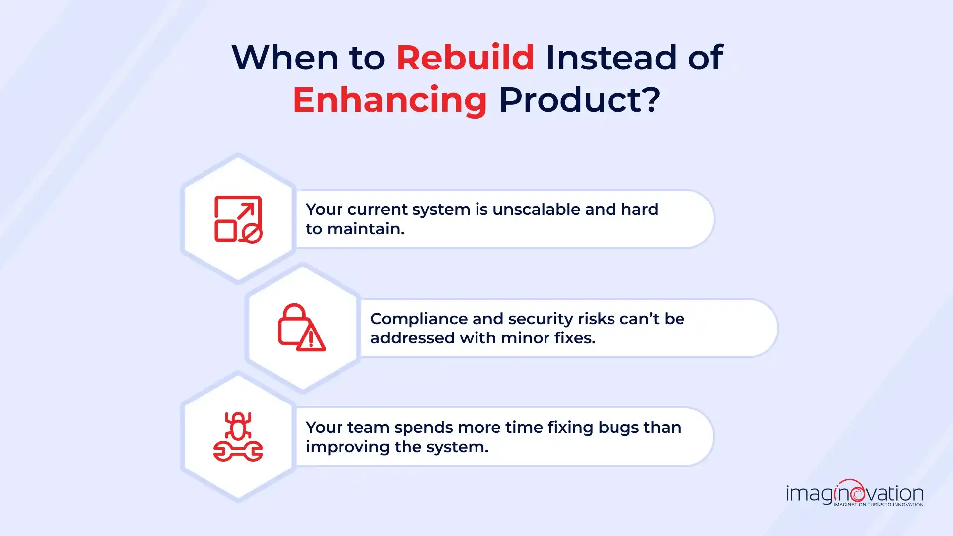 When to rebuild instead of enhancement