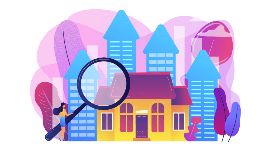 Transparency in property finding